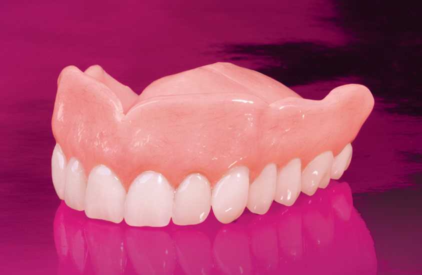 Протезирование пластмассовые зубы