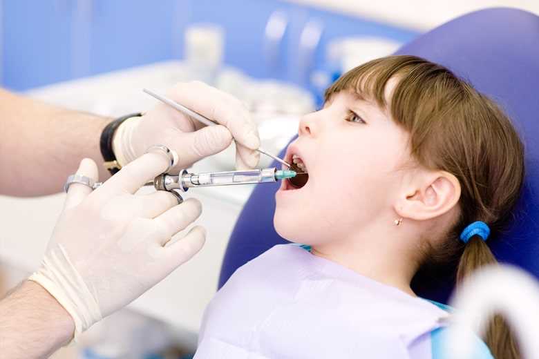 Удаление молочного зуба анестезия